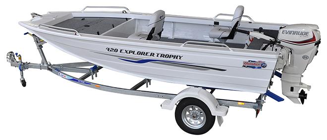 Sneak peak - The new Quintrex 420 Explorer Trophy Package © Emma Milne